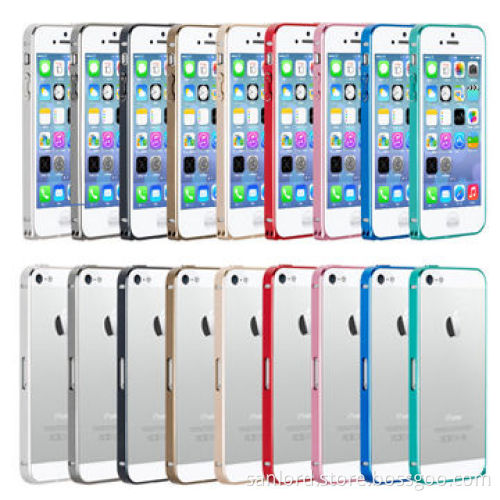 Aluminium Alloy Bumper for iPhone 5s with Home & Volume Buttons, Ultra-thin